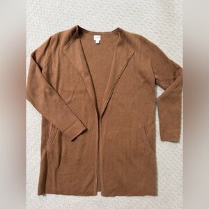 J. Crew Tan Knit cardigan